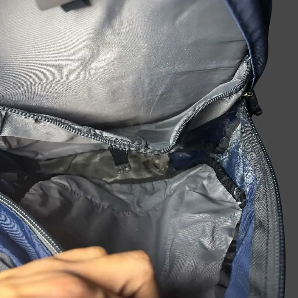 The North Face Recon Blue and Gray Backpack